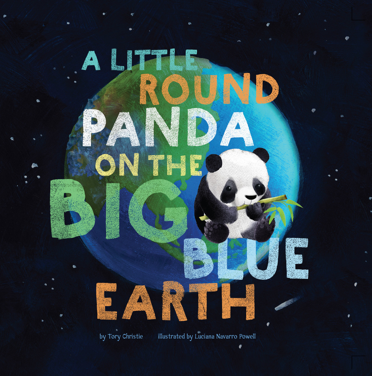 A Little Round Panda on the Big Blue Earth